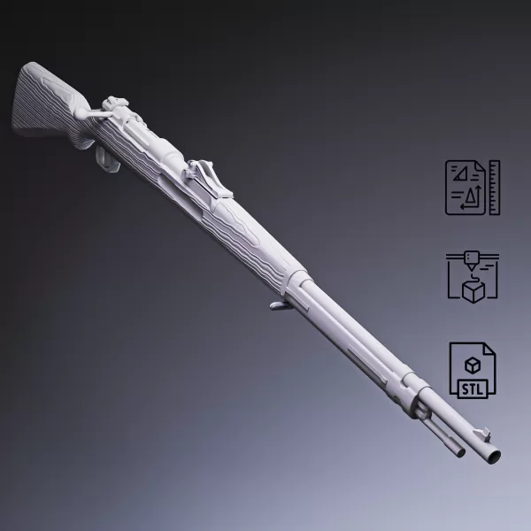 Gewehr 98 Bolt-Action Rifle #RoZ - Model preview 4
