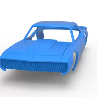Shell of Vintage Asphalt Modified stock car V10 Scale 1:25 - Model thumbnail 4