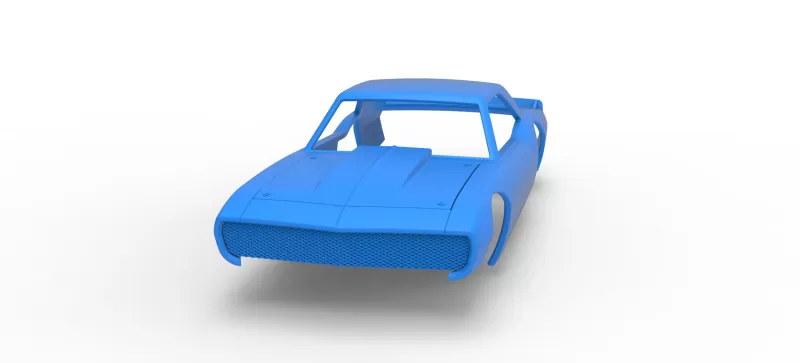 Shell of Vintage Asphalt Modified stock car V10 Scale 1:25 - Model preview 4