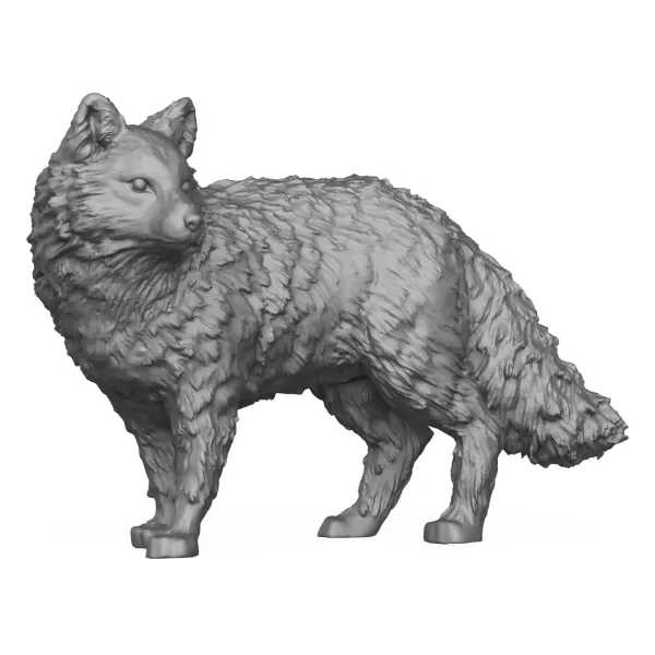 Wild Fox 3D Print Model - Model preview 1