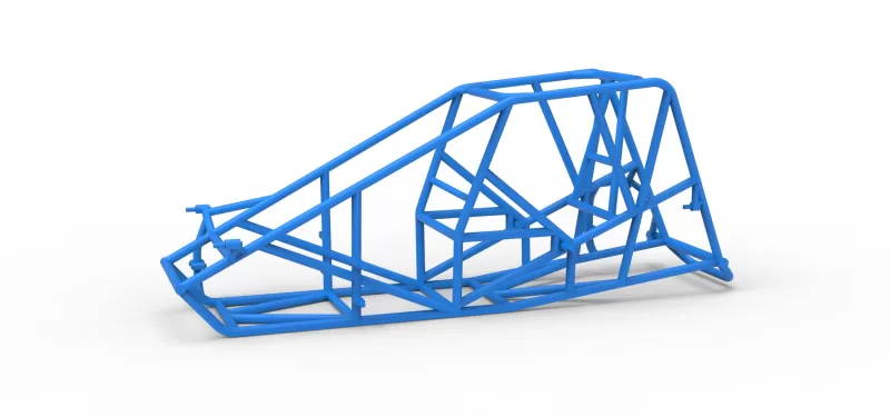 Frame of Silver Crown Car Scale 1:25 - Model preview 1