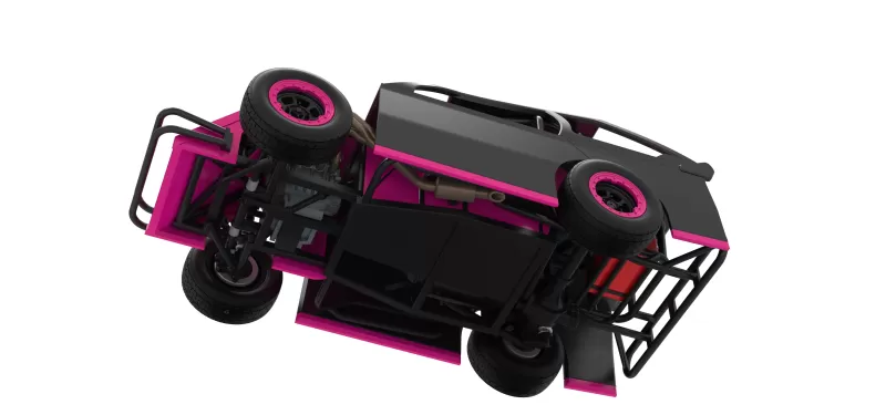 Mod Lite Race car Version 2 Scale 1:25 - Model preview 3