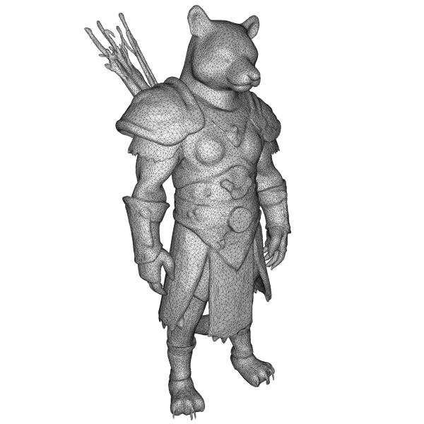 Creature Kitbash Collection – High-Poly Fantasy & Sci-Fi Charact - Model preview 7