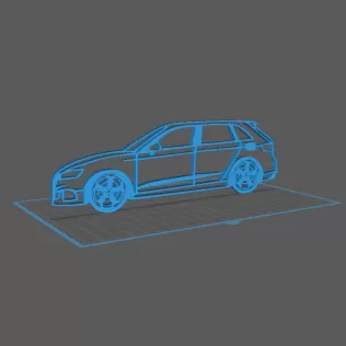 Audi - RS3 Wall art - Model thumbnail 1