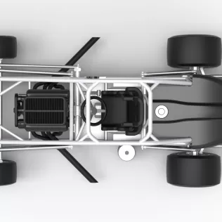 Experimental Pavement Silver Crown Car Base Version 3 Scale 1:25 - Model thumbnail 11