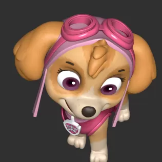 Paw Patrol - Skye - Model thumbnail 3