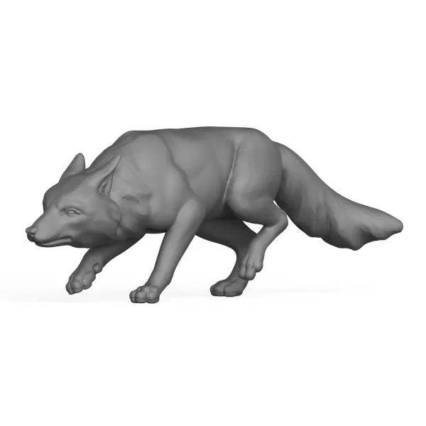 Fox Hunting Pose - Model preview 1