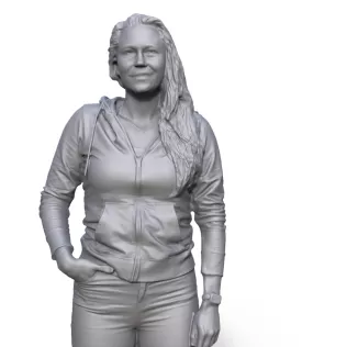 Figure for ship model passenger girl