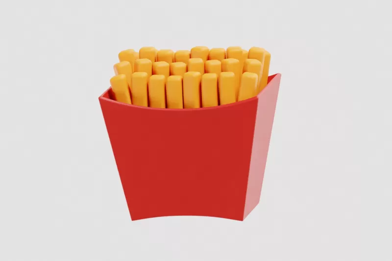 French Fries - Model preview 5