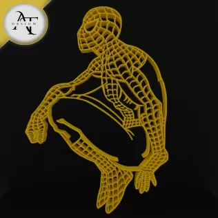 Spiderman - Marvel - Silhouette - 2D Wall Art Decor