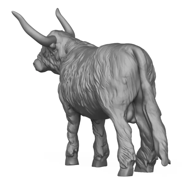 Himalayan Cow 3D Print Model - Model preview 3