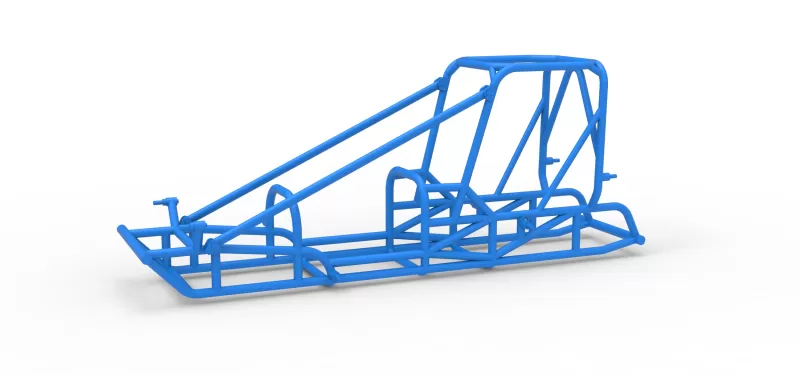 Frame of Dirt Silver Crown Champ car Scale 1:25 - Model preview 1