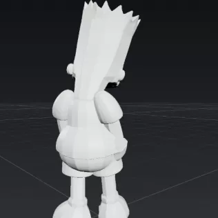 Bart Simpson – Figura Fan Art 3D para Impresión - Model thumbnail 3