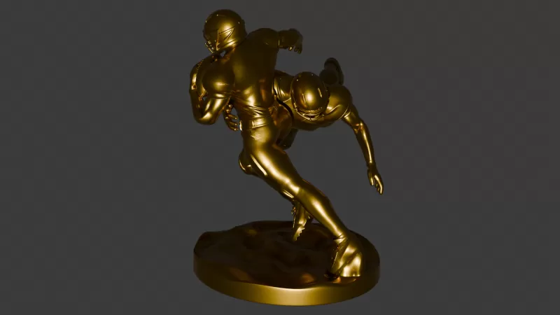 PACK OF 4 POSITIONS - 3D AMERICAN SOCCER PLAYERS - Model preview 16