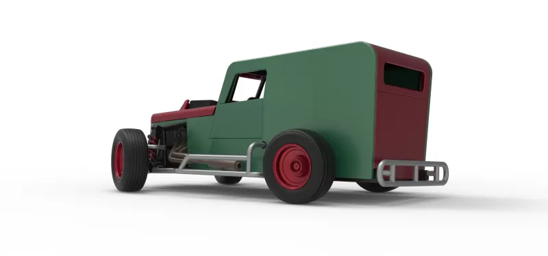 Dwarf car while turning Scale 1:25 - Model preview 13