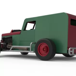 Dwarf car while turning Scale 1:25 - Model thumbnail 13