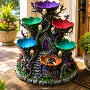Haunted Hollow Gothic Organizer STL File for 3D Print - Model thumbnail 4