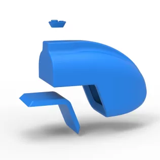 Tail tank of Silver Crown Car Scale 1:25 - Model thumbnail 10