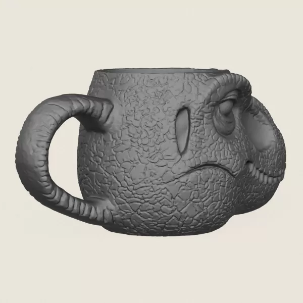 Dinosaur Milk Coffee Mug - Model preview 6