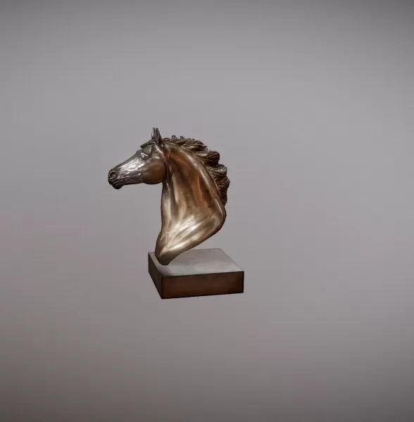 Horse Head - Model preview 3