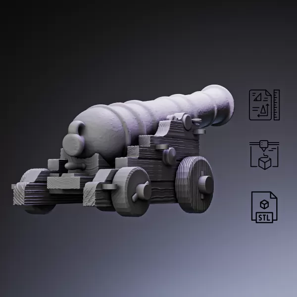 Pirate Cannon #RoZ - Model preview 5