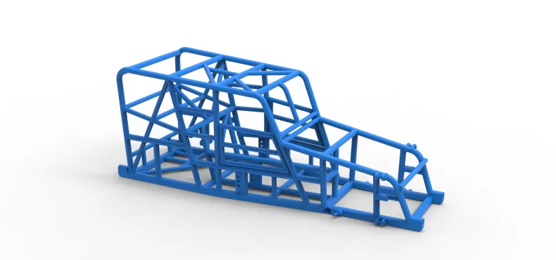 Frame of Dwarf car Scale 1:25 - Model preview 16