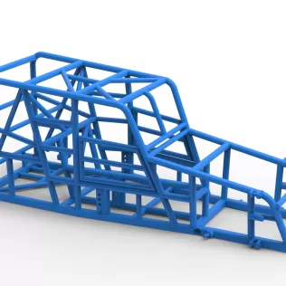 Frame of Dwarf car Scale 1:25 - Model thumbnail 16