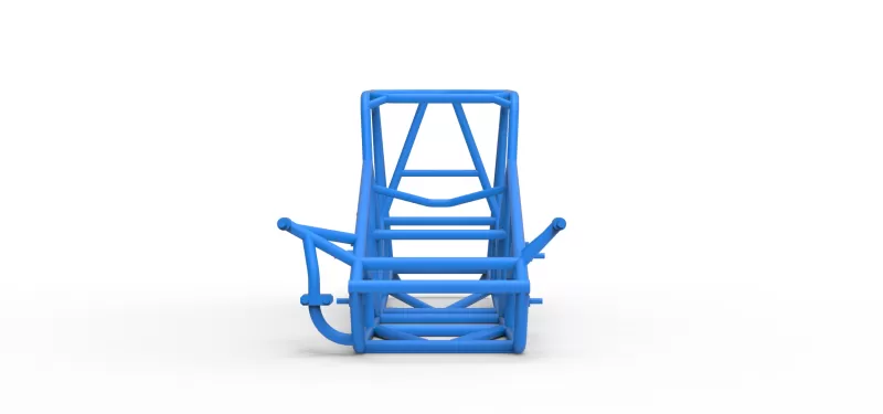 Frame of Silver Crown Car Version 3 Scale 1:25 - Model preview 5