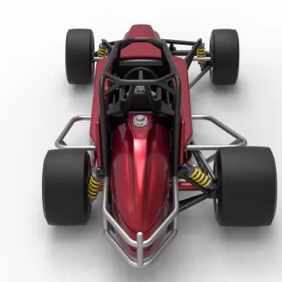 Pavement Silver Crown Car Version 2 Scale 1:25 - Model thumbnail 17