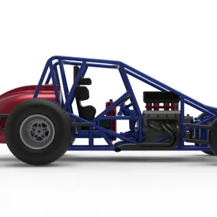 Dirt Silver Crown Car Base Scale 1:25 - Model thumbnail 22