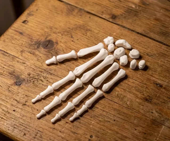 Anatomically Accurate Human Arm & Hand Bone Set from bone scan-3 - Model preview 4