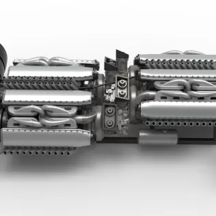 Vintage AWD Dragster Base Scale 1:25 - Model thumbnail 21