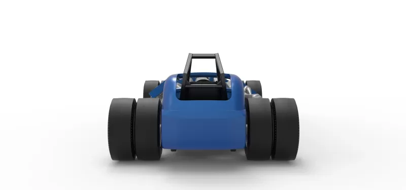 Vintage AWD Dragster Scale 1:25 - Model preview 16