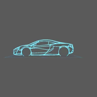 McLaren - 570 GT Wall Art