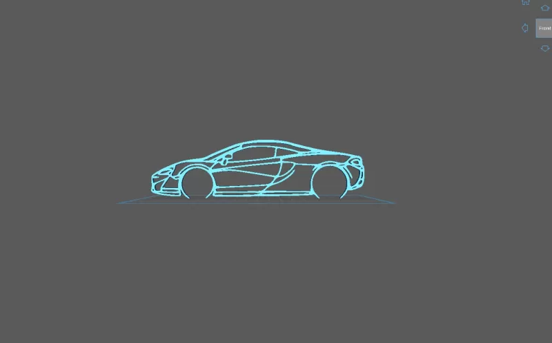 McLaren - 570 GT Wall Art - Model preview 2
