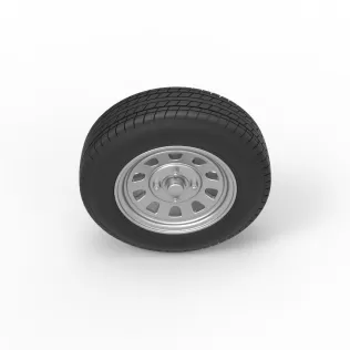 Wheel of New Zealand Ministock car Scale 1:25 - Model thumbnail 6