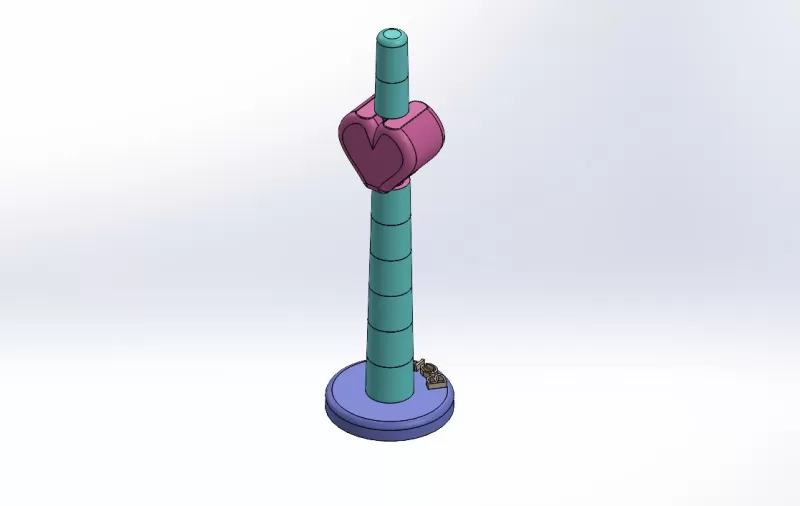 Berlin Tower Construction Set with Heart - Model preview 7