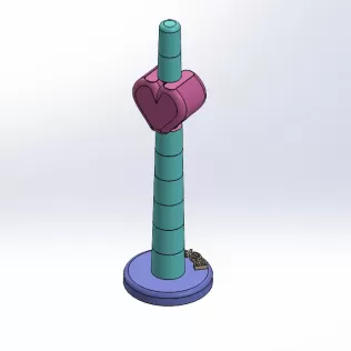Berlin Tower Construction Set with Heart - Model thumbnail 7