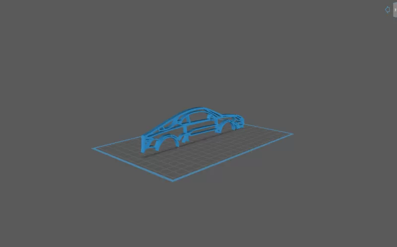 Alpine - A110 2020 Wall Art - Model preview 1