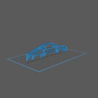 Alpine - A110 2020 Wall Art - Model thumbnail 1