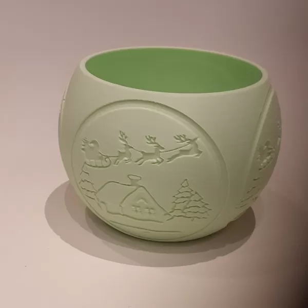 Storm-Light with christmas drawings - Model preview 2