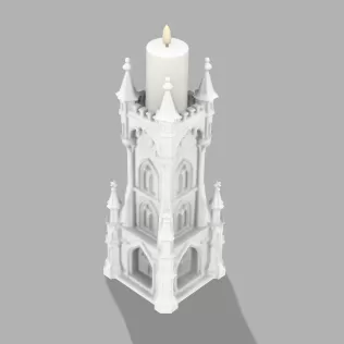 Gothic Candle Tower – Moonspire - Model thumbnail 2