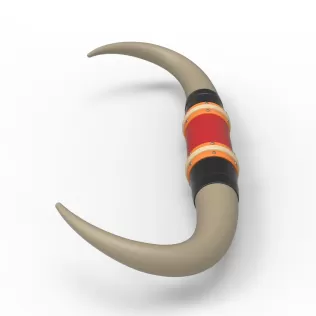 Bull horns for car ot truck Version 4 Scale 1:25 - Model thumbnail 7