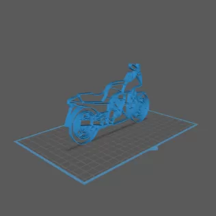 Kawazaki - GPZ 900 R Wall Art - Model thumbnail 1
