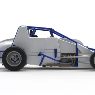 Pavement Silver Crown Car Scale 1:25 - Model thumbnail 22