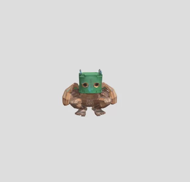 Garbage Can Golem - Model preview 1