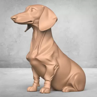Dachshund Dog - Model thumbnail 4