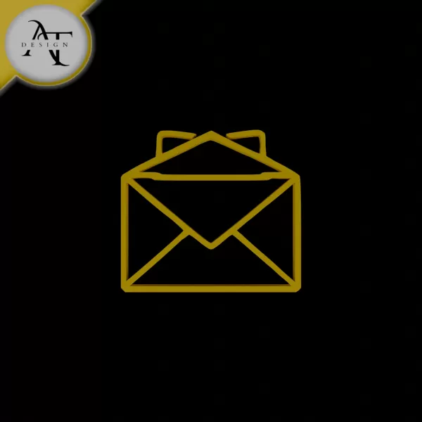 Simple Letter Symbol - 2D Art - Model preview 1