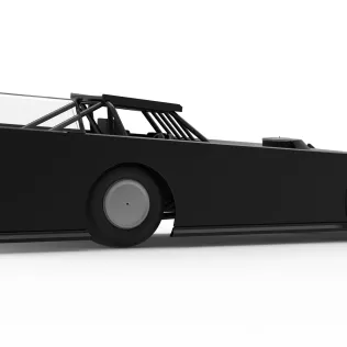 Wedge Dirt Late model while turning Scale 1:25 - Model thumbnail 21