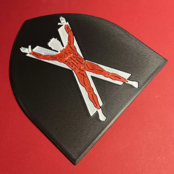 Game of Thrones Sigil of House Bolton Coaster - Model preview 3